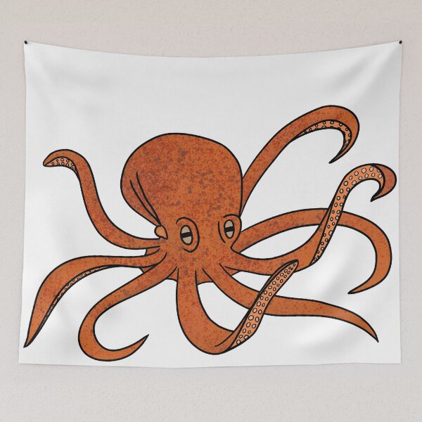 Item preview, Friendly cartoon octopus designed and sold by calenca.
