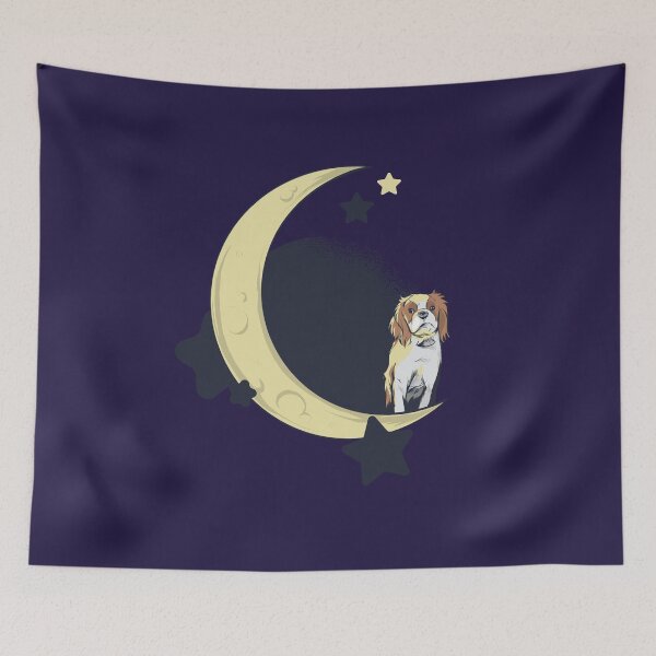Item preview, Dog in the moon designed and sold by DerSenat.