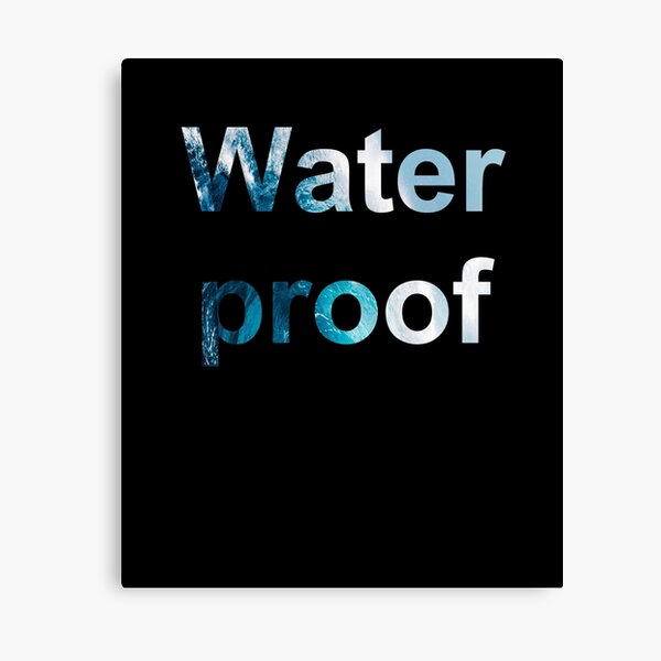 Waterproof Canvas Prints Redbubble