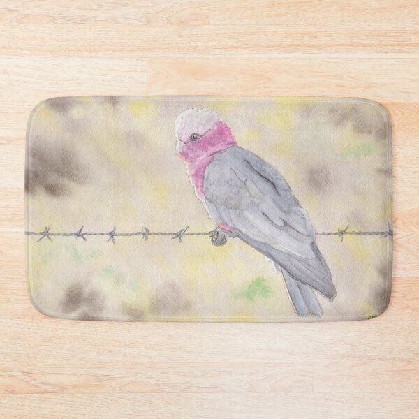 Item preview, Galah on Barbed Wire designed and sold by Kathryn Price.