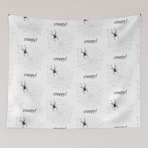 Item preview, Halloween Creepy black widow and cobweb designed and sold by Biddy Dev.
