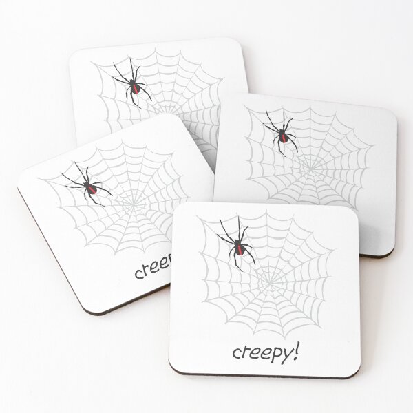 Item preview, Halloween Creepy black widow and cobweb designed and sold by Biddy Dev.
