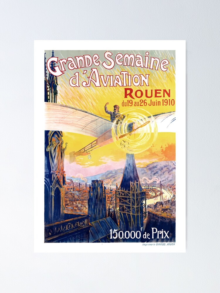 Poster for Sale avec l'œuvre « Affiche publicitaire 1910 France