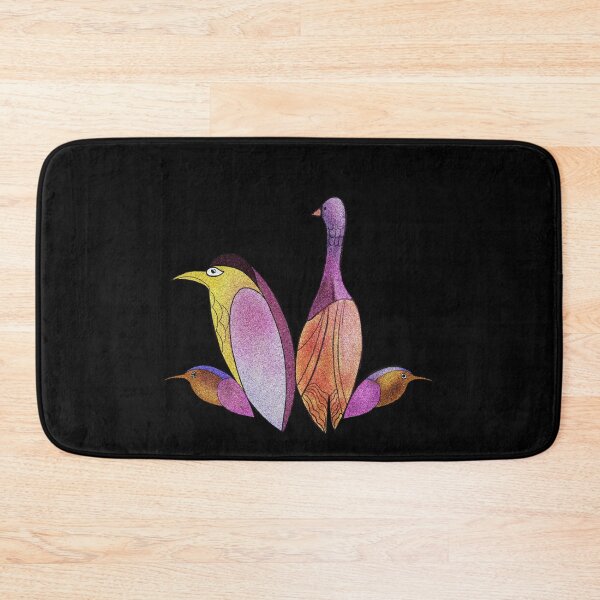 Item preview, Abstract bird art graphic style colorful designed and sold by ahahdodo.