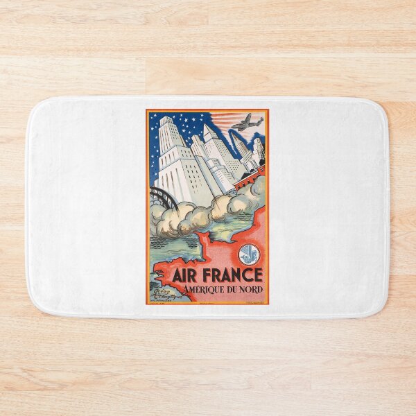 Item preview, 1946 Air France Amérique du Nord Advertising Poster designed and sold by retrographics.