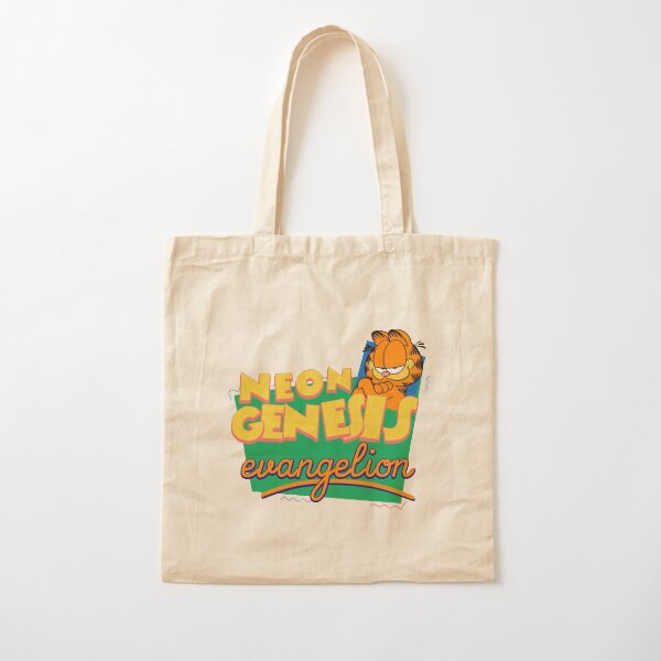 Neon Genesis Evangelion Garfield Cotton Tote Bag