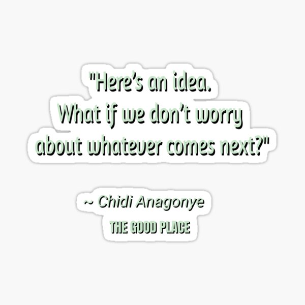 Item preview, The Good Place - Quotes designed and sold by nopemom.