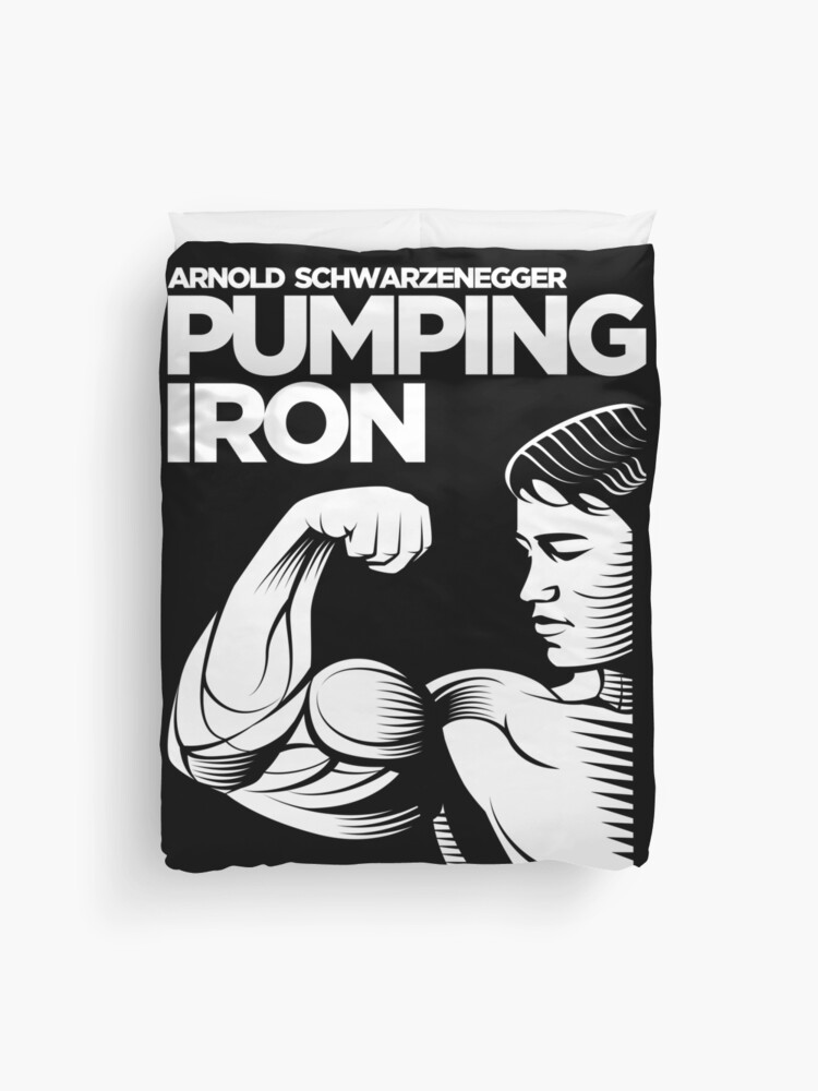 Arnold Schwarzenegger Classic Pumping Iron Duvet Cover for Sale by  VectorDesigner