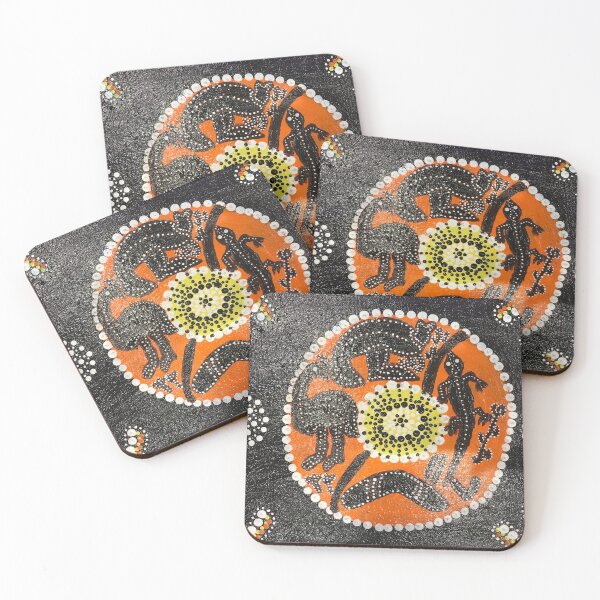 Item preview, Aboriginal dot painting - animals  designed and sold by Melchime.