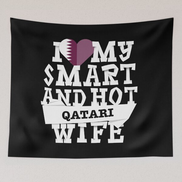 Item preview, I love my smart and hot Qatari wife designed and sold by Urosek.