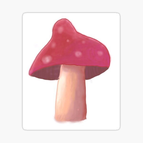 Pastel mushroom Sticker
