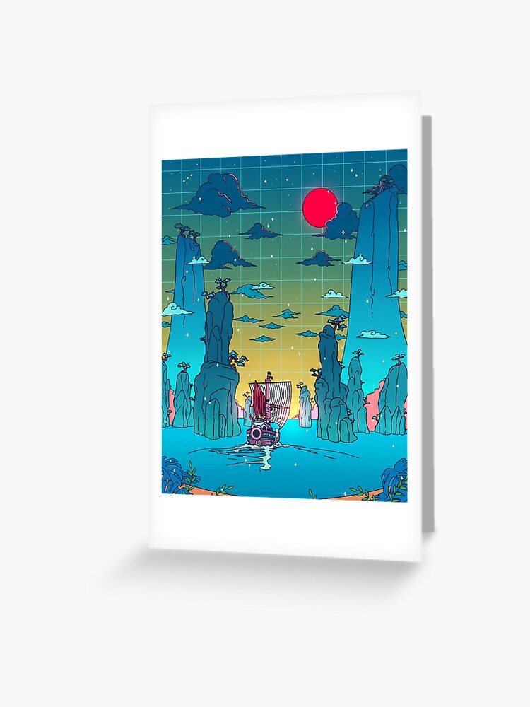 Thumbnail 1 of 2, Greeting Card, To the next adventure! designed and sold by SeerStuff.