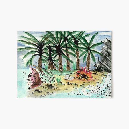 Chilaxin' Art Board Print