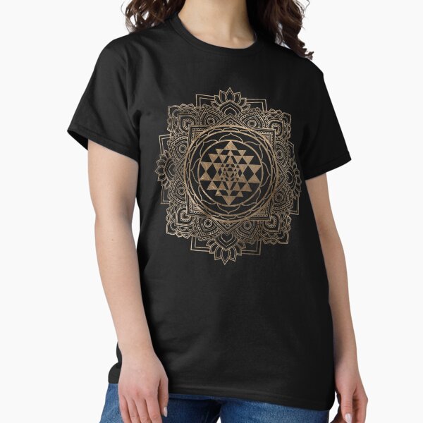 Item preview, Sri Yantra  / Sri Chakra in golden lotus designed and sold by k9printart.