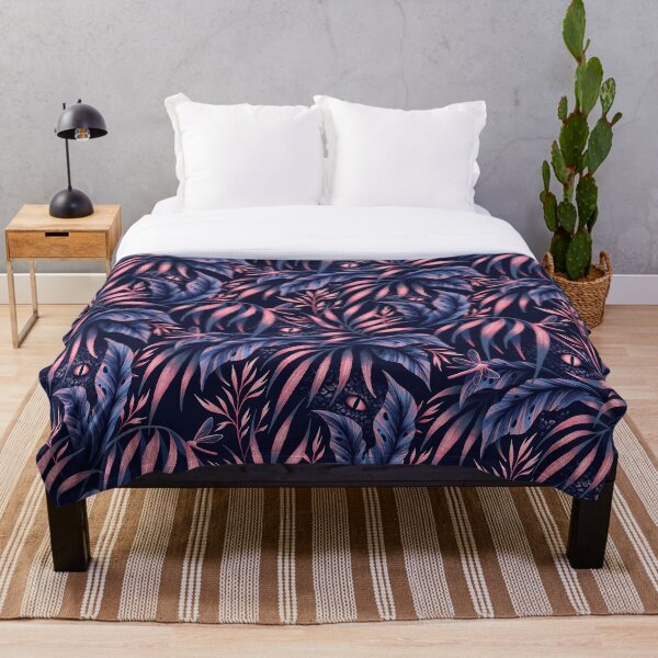 Item preview, Jurassic Jungle - Navy Coral designed and sold by Andrea Muller.