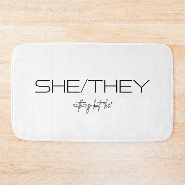 Item preview, She/They Pronouns Transfeminine designed and sold by Cato Woodward.