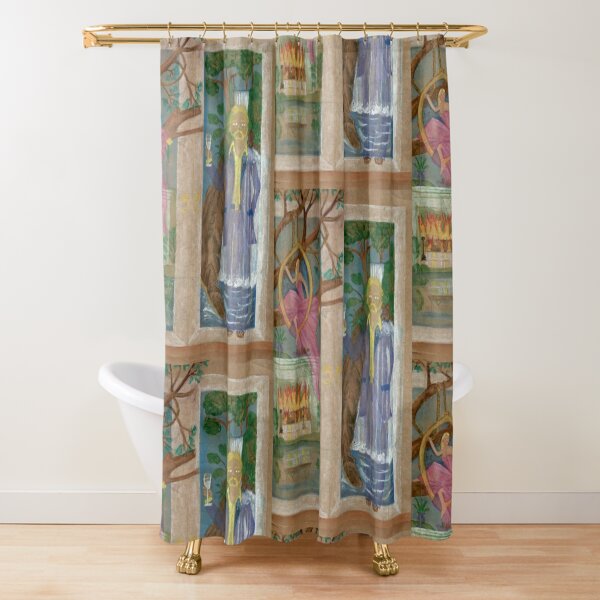 Doorway Shower Curtain