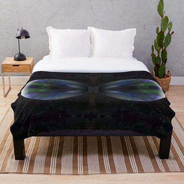 Terra Nova: planet painting Throw Blanket