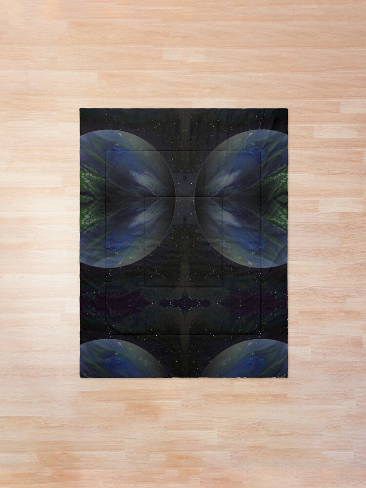 Alternate view of Terra Nova: planet painting Comforter