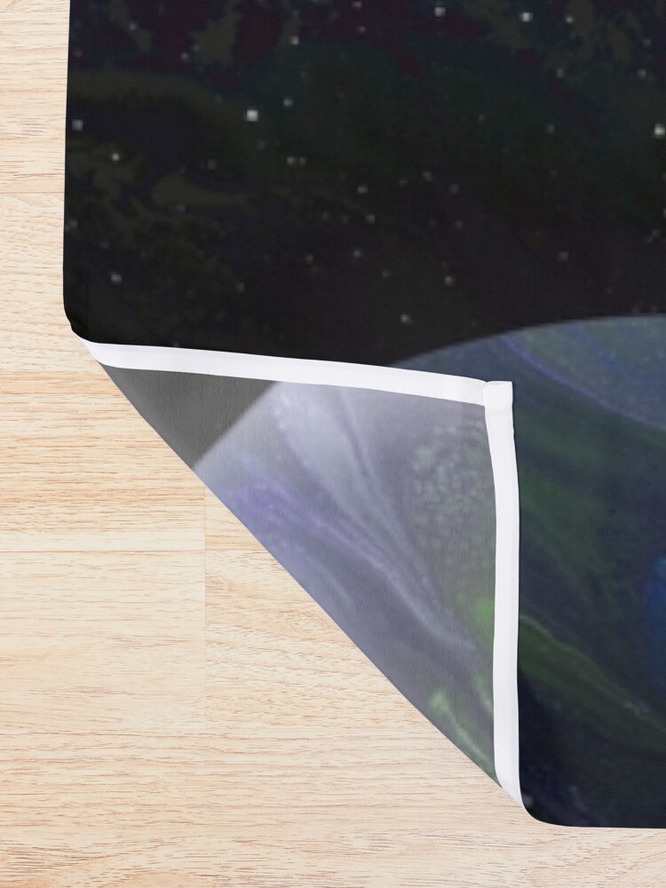 Alternate view of Terra Nova: planet painting Shower Curtain