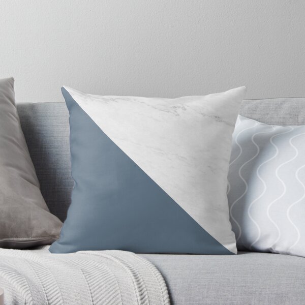Item preview, Blue grey marble abstract texture geometric designed and sold by by-jwp.