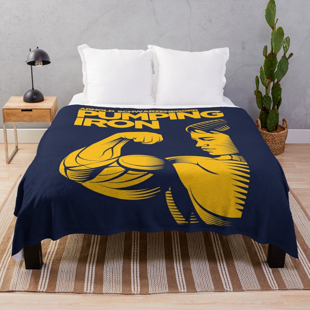 Arnold Schwarzenegger Classic Pumping Iron Duvet Cover for Sale by  VectorDesigner