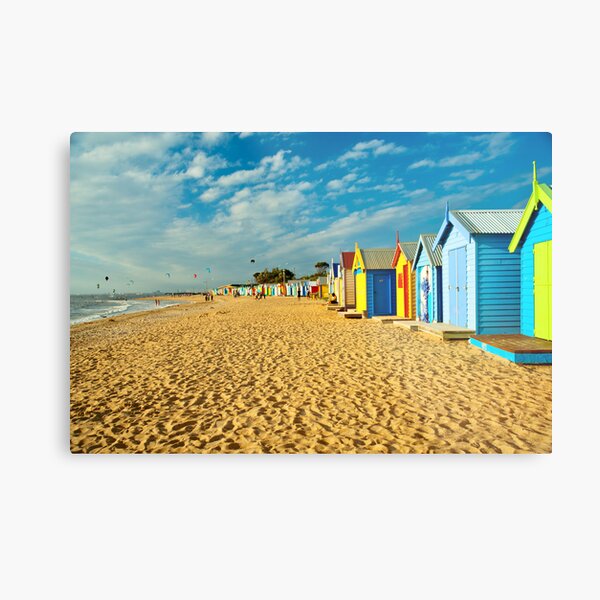 Coloured Boxes Metal Print