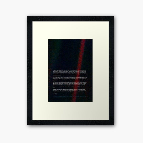 Pale Blue Dot — NASA Cassini, Saturn [HQ-quality] Art Print for Sale by  SynthWave1950