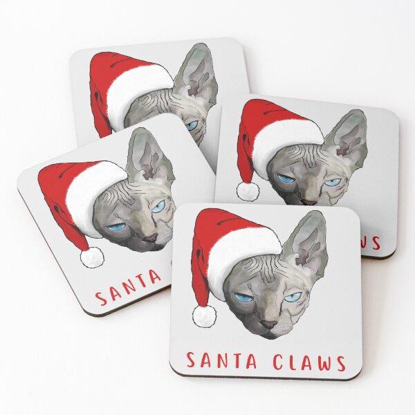 Item preview, santa cat designed and sold by undergrass.