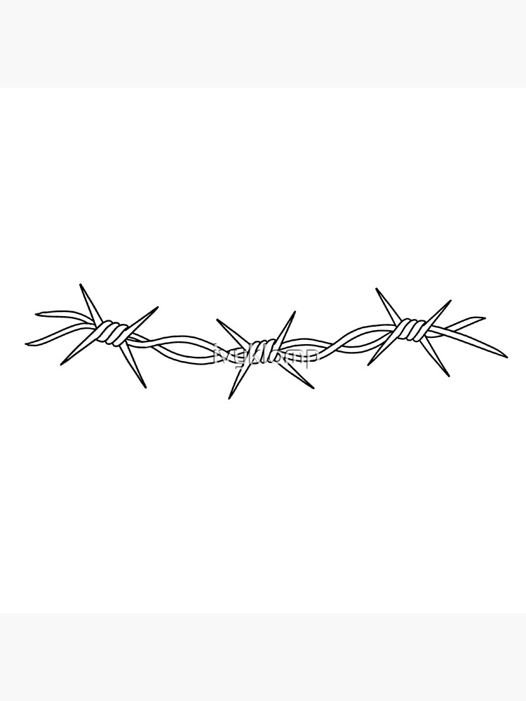 Barbed wire | Metal Print