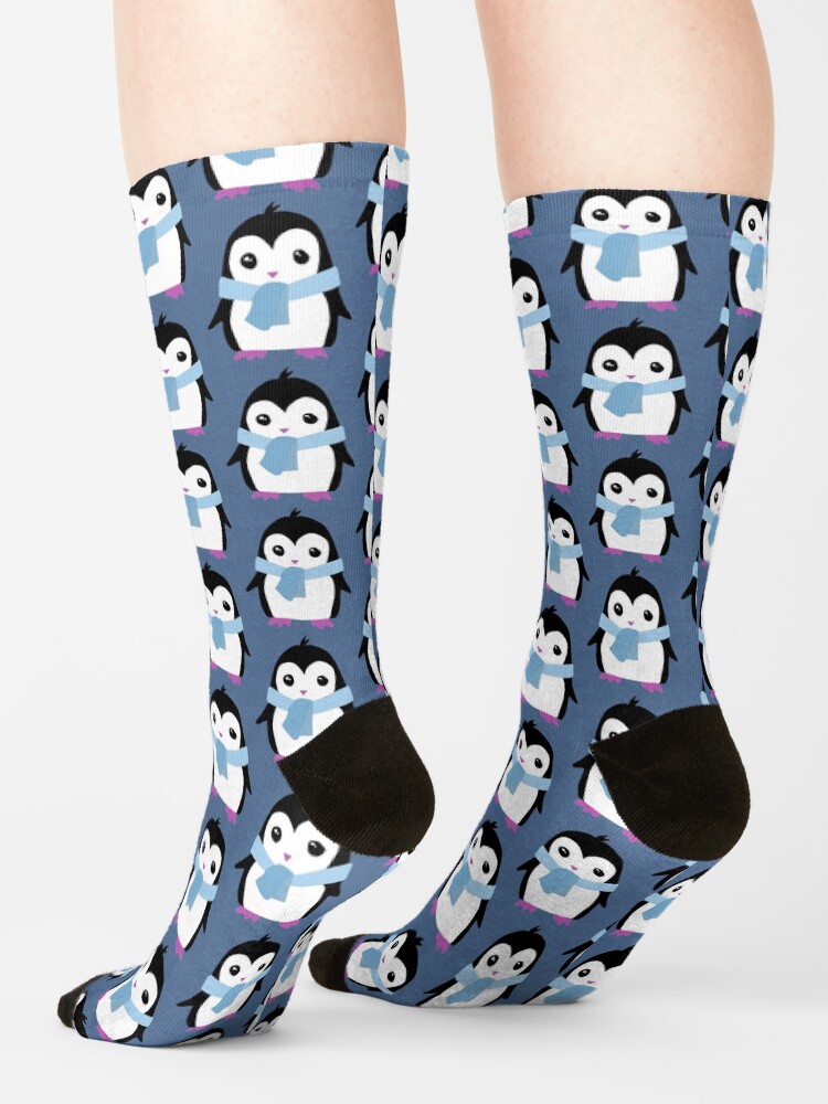 Alternate view of Original Penguin with Scarf illustration Socks