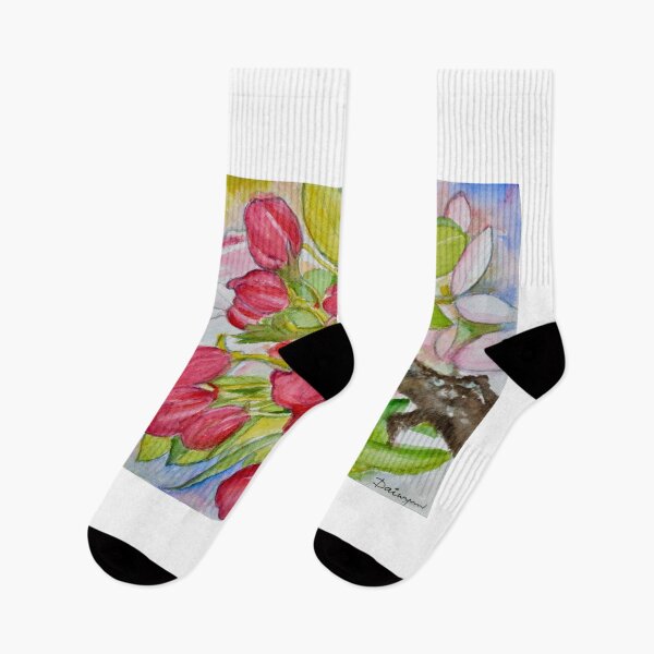 Item preview, Springtime Apple Tree Blossoms designed and sold by Dai Wynn Fine Art.