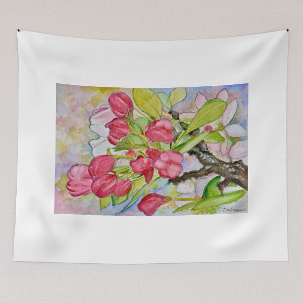 Item preview, Springtime Apple Tree Blossoms designed and sold by Dai Wynn Fine Art.