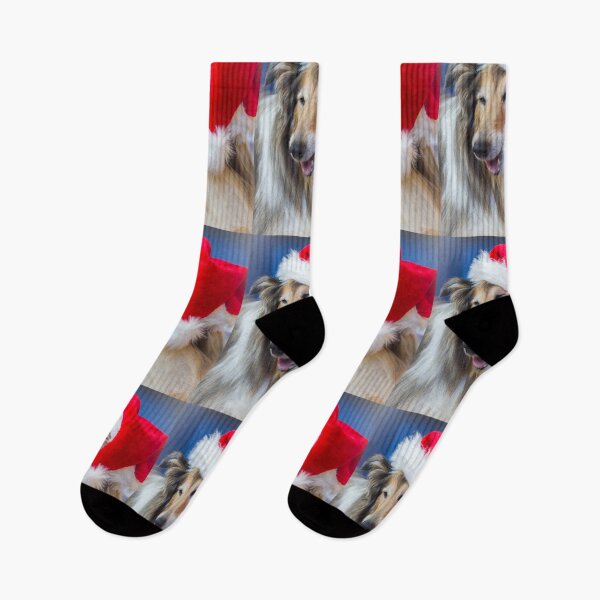 Item preview, Santa Collie 3 designed and sold by KarenWoodArt.