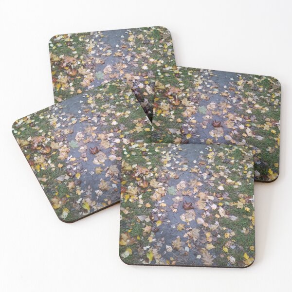 Item preview, autumn leaves on a rainy day designed and sold by JustynaWarsaw.
