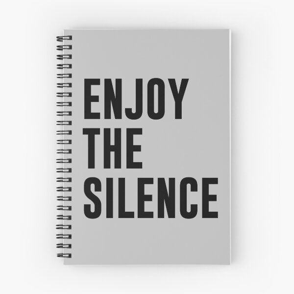 Item preview, Enjoy the silence, black designed and sold by perezzzoso.