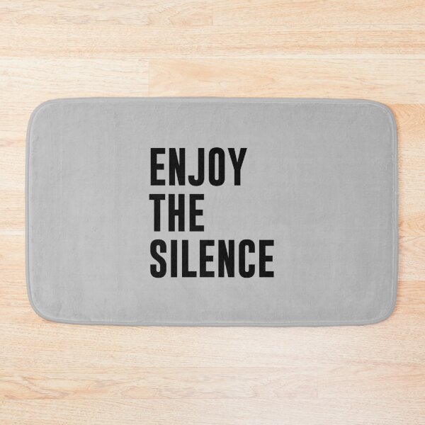 Item preview, Enjoy the silence, black designed and sold by perezzzoso.