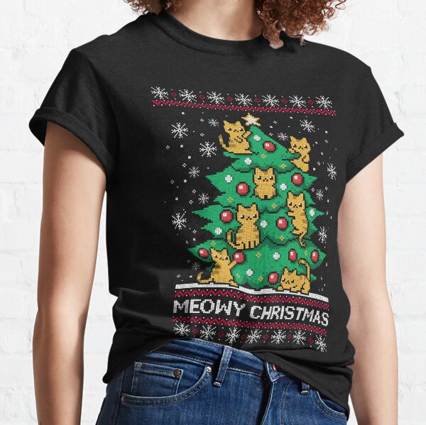 Meowy christmas clearance shirt