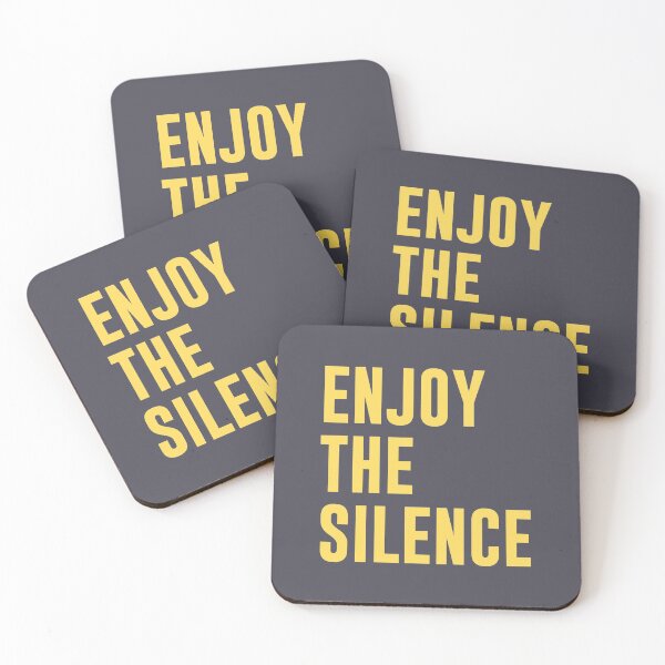 Item preview, Enjoy the silence, mustard designed and sold by perezzzoso.