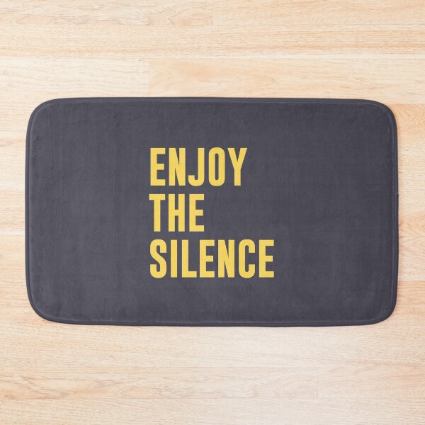 Item preview, Enjoy the silence, mustard designed and sold by perezzzoso.