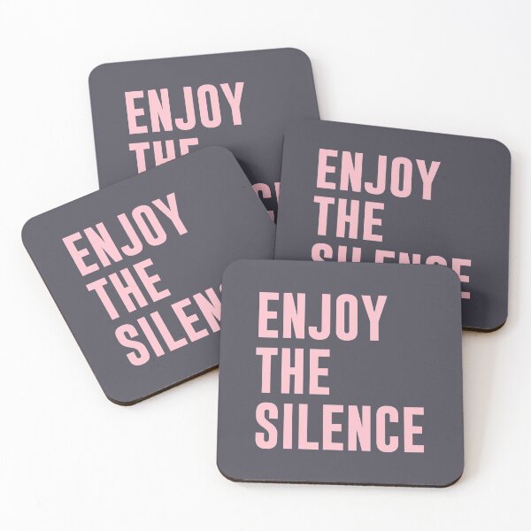 Item preview, Enjoy the silence, pink designed and sold by perezzzoso.