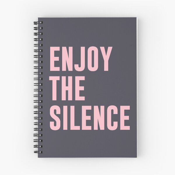 Item preview, Enjoy the silence, pink designed and sold by perezzzoso.