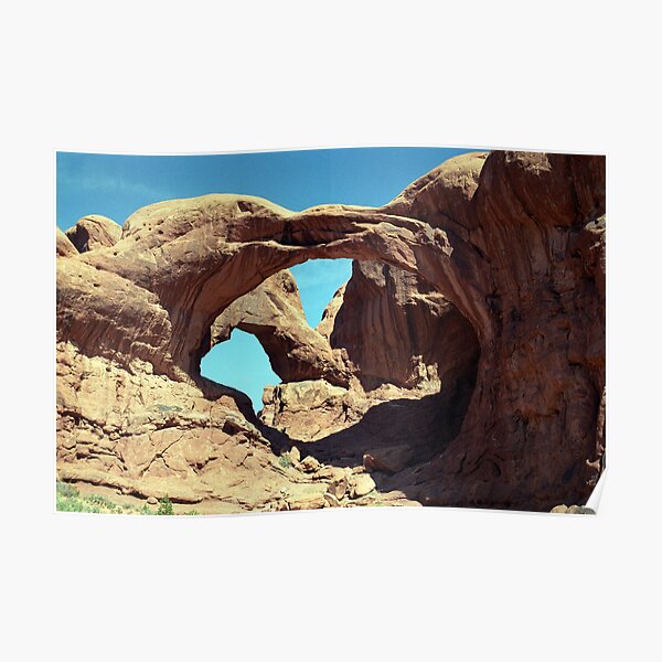 Double Arch: Arches National Park Poster