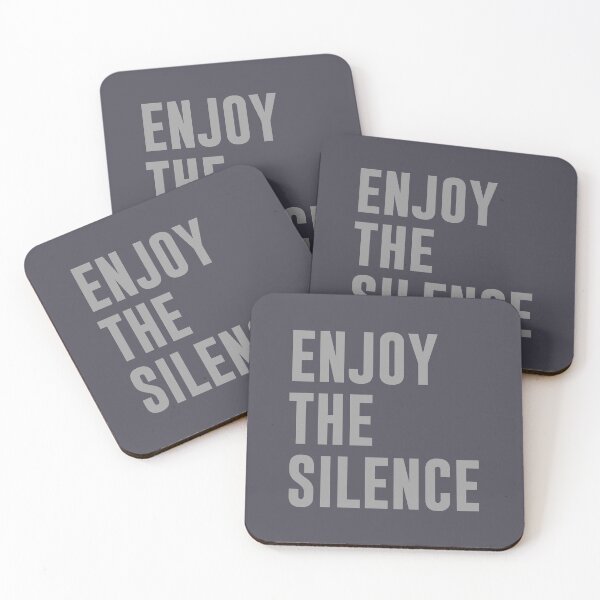 Item preview, Enjoy the silence, silver designed and sold by perezzzoso.