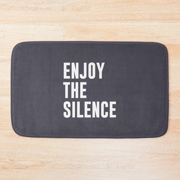 Item preview, Enjoy the silence, white designed and sold by perezzzoso.