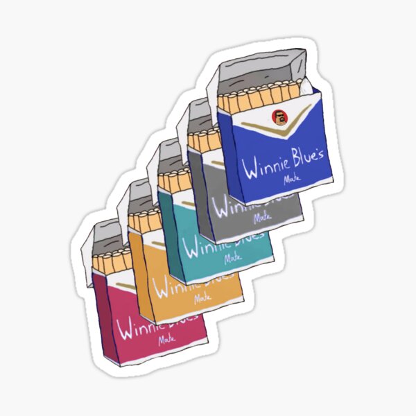 "Winnie Blues Mate" Sticker for Sale by templeofhodl Redbubble