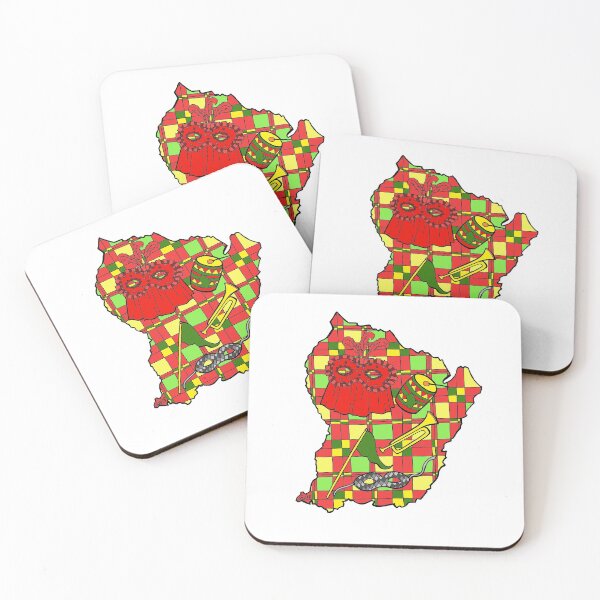 Item preview, carnival of GUYANA mardras red and yellow designed and sold by guyanelle37.