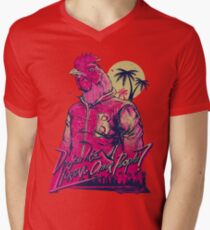 hotline miami richard Men's V-Neck T-Shirt