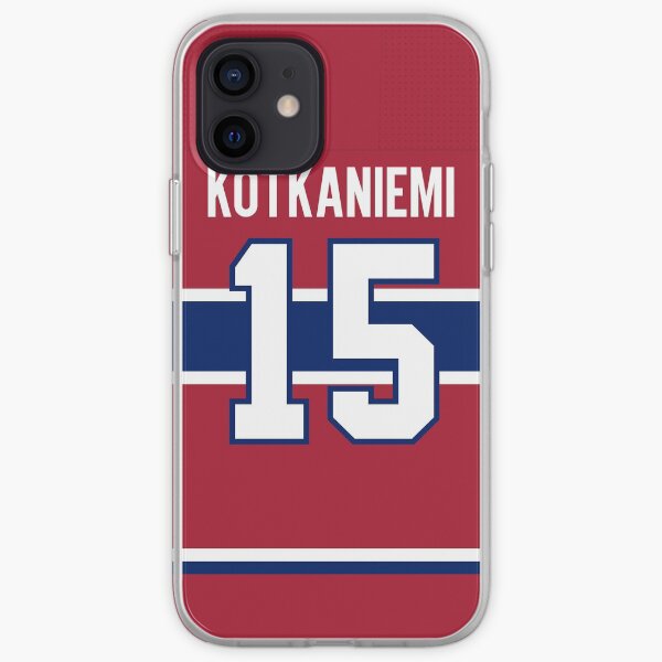 Étui à dos pour téléphone personnel des Canadiens de Montréal Jesperi Kotkaniemi, domicile Coque souple iPhone