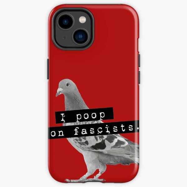 Me cago en los fascistas Funda resistente para iPhone